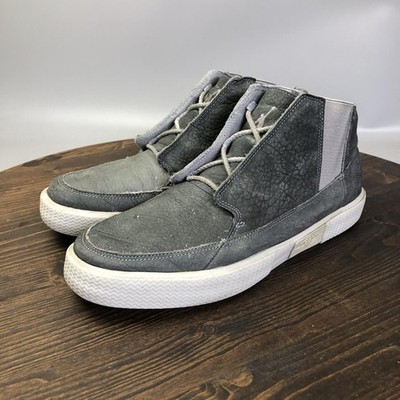 Jordan V.2 Grown Shoes Mens Size 9.5 Gray Leather Casual High Top 414174-003
