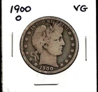 1900 "O" BARBER HALF DOLLAR ***VG***