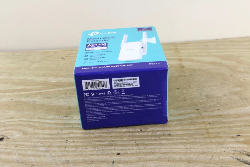 TP-Link RE315 AC1200 Mesh Wi-Fi Range Extender New - Image 4 of 4