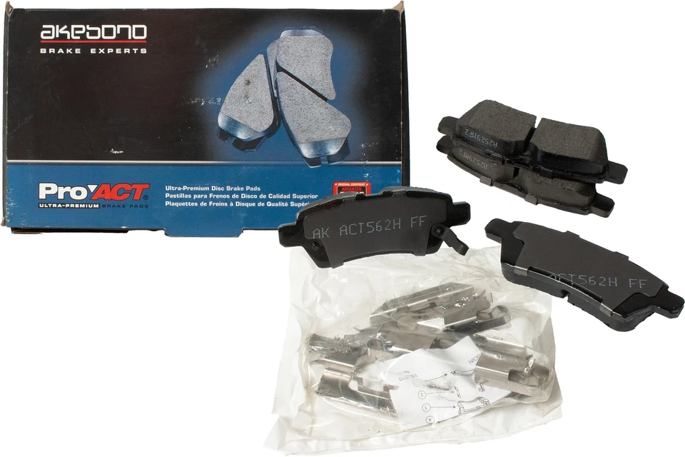 Juego de pastillas de freno traseras de cerámica Akebono Proact para Nissan Pathfinder ACT1101 2005-12 Foto 3 de 4