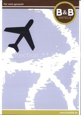 Aircraft Civil Advertising B&B Hotel Frankfurt-Hahn Airpor