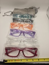 reading glasses 2.50 Set Of Six Colorful Reading Glasses