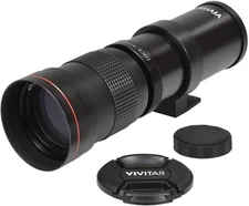 Vivitar 420-800mm f/8.3 Manual Focus Telephoto Zoom Lens (T Mount Not Included).