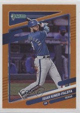 2021 Panini Donruss Holo Orange Isiah Kiner-Falefa #86 0c7d