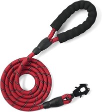 Heavy Duty Dog Leash for Large Dogs, 6FT Reflective Puppy Lead with Upgrade Frog