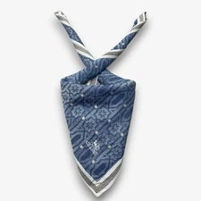 Vintage Celine Handkerchief Scarf Pocket Square Luxury Neckerchief Bandana 18x18