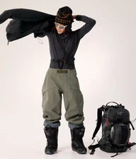 NWT Arc'teryx Rho Hoody Women’s Base Layer Top Winter Running Ski Black Size/L