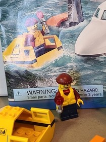 Lego City 60164 Sea Rescue Plane 99% Complete