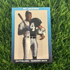 1990 Special Edition Bo Jackson Outfielder/Running Back Raiders/Royals F62