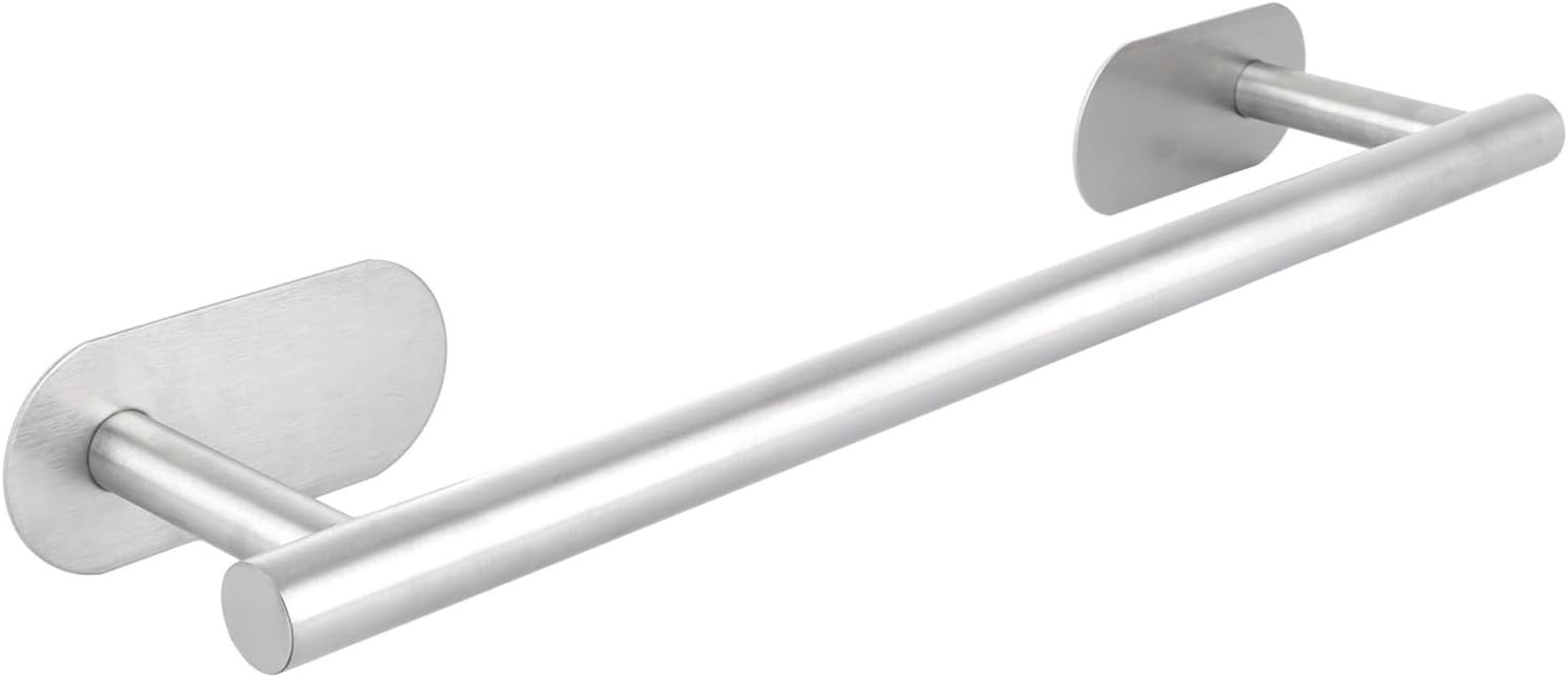 ASelected SUS 304 Towel Rails 40CM Wall Mounted Hand Towel Holder Self Adhesive
