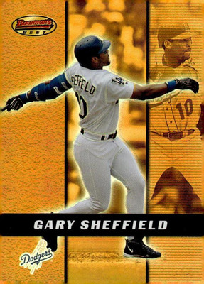 2000 Bowman's Best #42 Gary Sheffield