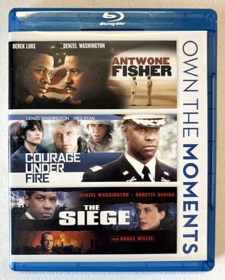 Antwone Fisher / Courage Under Fire / The Siege Blu-ray Set (3-Discs, 2012)