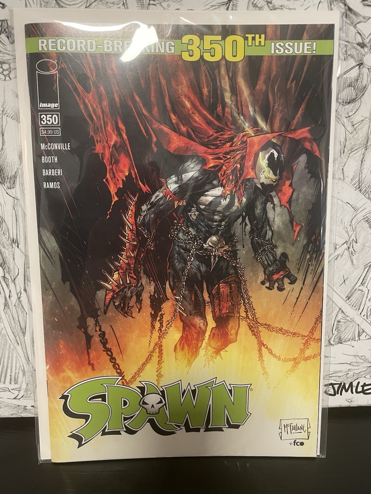 SPAWN #350 IMAGE COMICS 2025 TODD MCFARLANE VARIANT NM