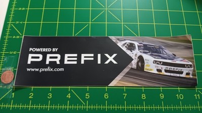 PREFIX  Sticker Decal  ORIGINAL old stock