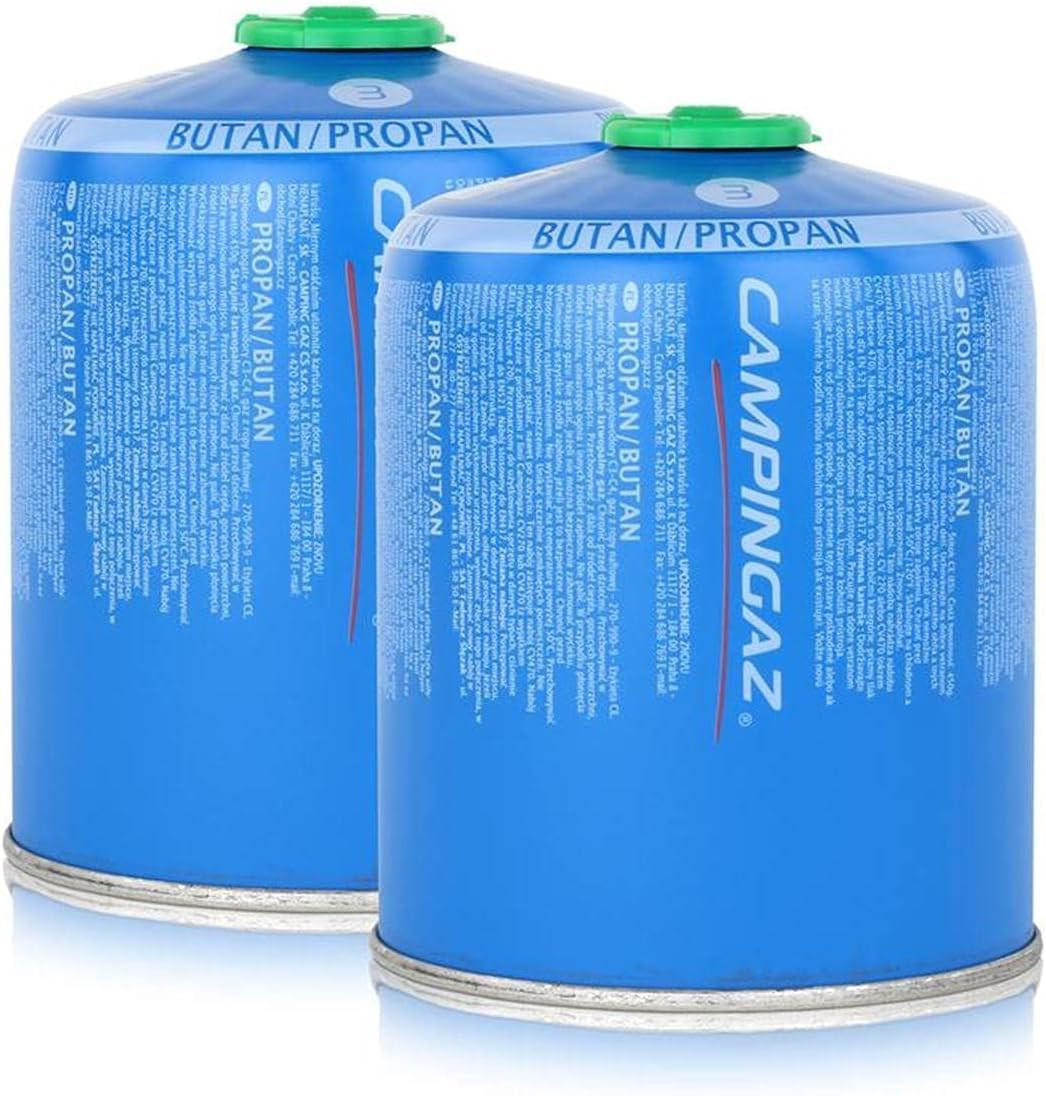 Cartuccia Gas Valvola CV470 Plus, 450 G, Butano/Propano, Confezione Da 2