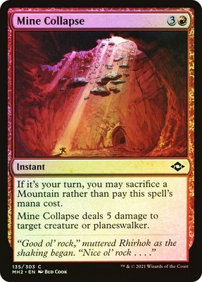MTG FOIL Mine Collapse  - Modern Horizons 2 #135