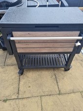 Keter 85 Litre (90 US Quart) Ashwood Patio Cooler and Beverage Garden Patio Cart