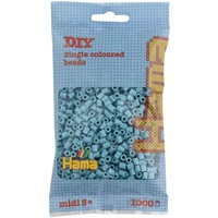 Hama® BüGelperlen Perlen Midi - TüRkis 1000 Perlen.