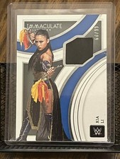 XIA LI 2022 PANINI IMMACULATE WWE MEMORABILIA SMACK DOWN WORN PATCH RELIC /99!!!