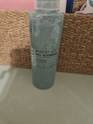 Versed Wash It Out Gel Face Cleanser Ceramides Rosewater Vegan 4 fl oz