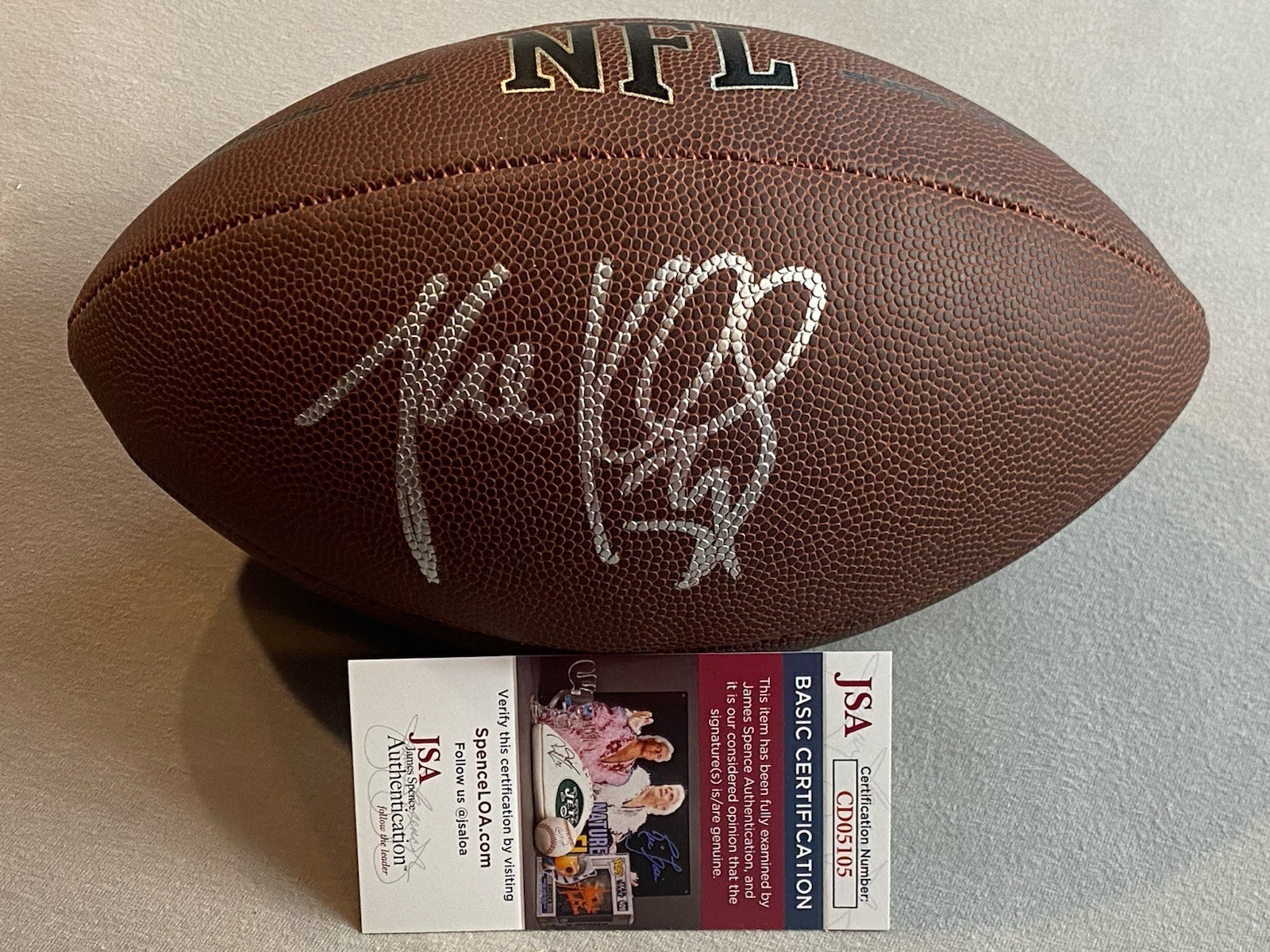 Luke Kuechly Autographed Signed Carolina Panthers - WILSON NFL FOOTBALL JSA CD05105 