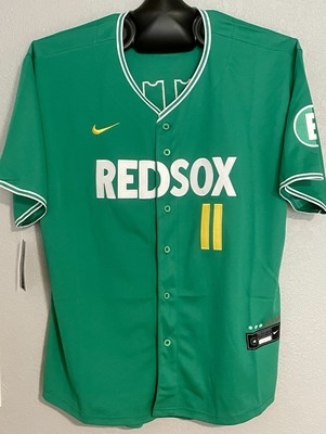Rafael Devers Boston Red Sox 2025 Green City Connect Stitched Jersey Mens  Medium