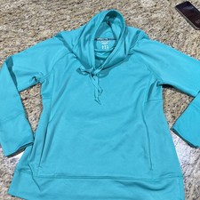 Women's CHAMPION DUO DRY Mock Neck  sweatshirt , M