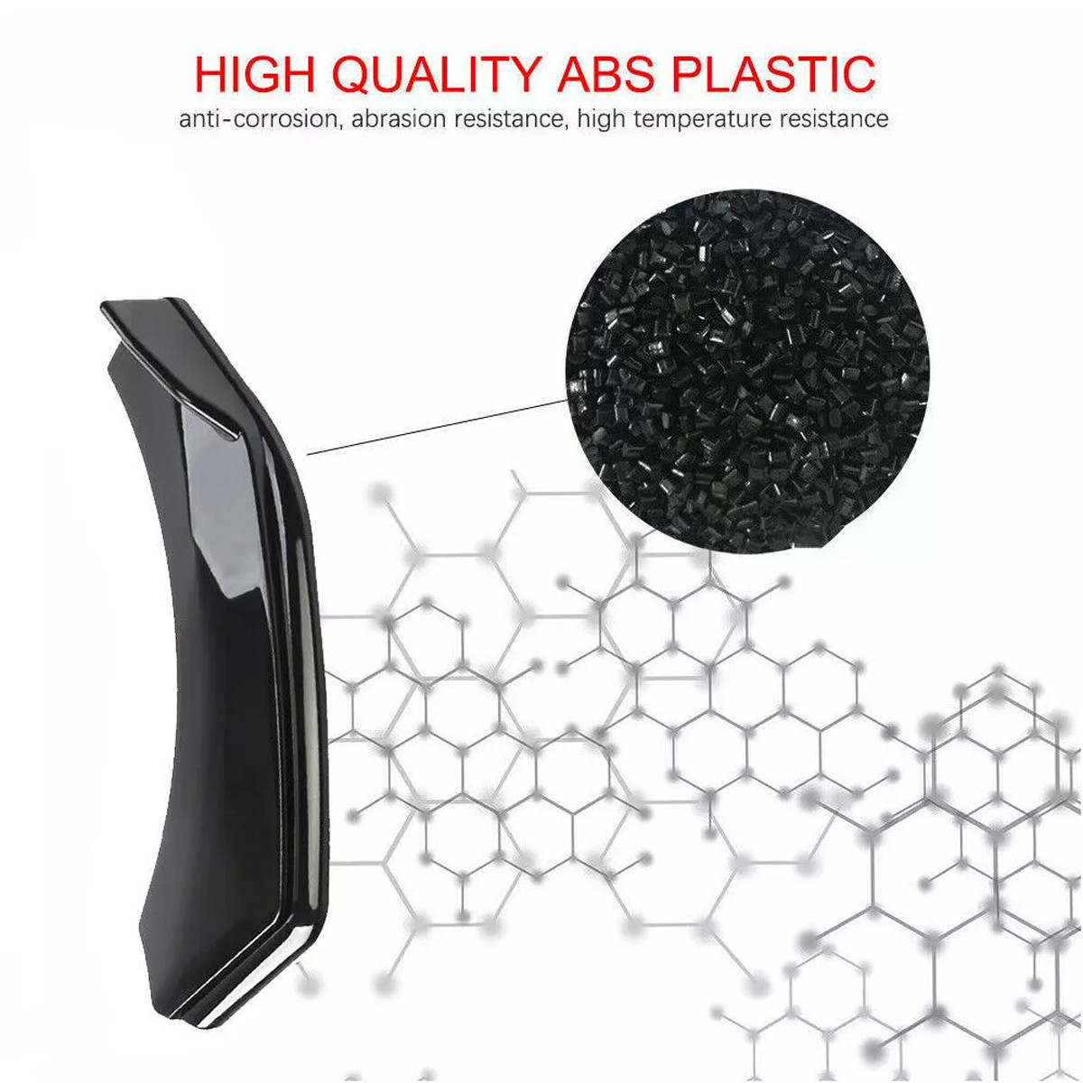 Glossy Front Lower Bumper Lip Splitter Spoiler +Side Skirt For Kia Optima 2010