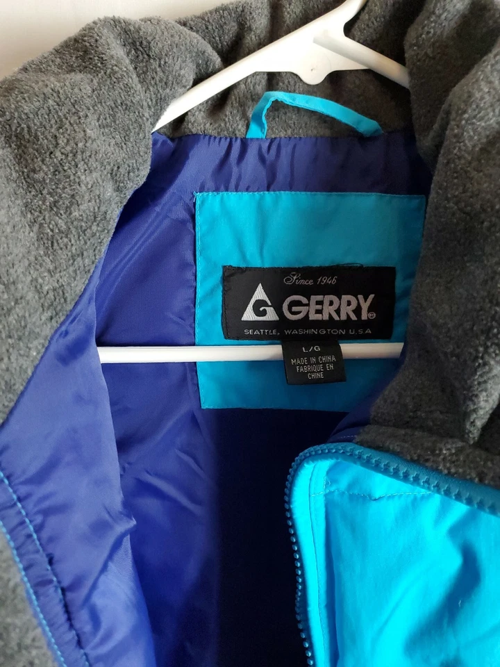 Gerry Down Vest Womens sz L Fleece Collar  - Image 3 of 4