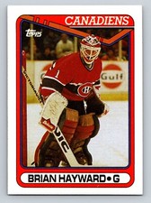 Brian Hayward 1990-91 Topps #23 Montreal Canadiens