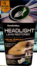 TURTLE WAX T240KT Headlight Lens Restorer FULL KIT/NIB