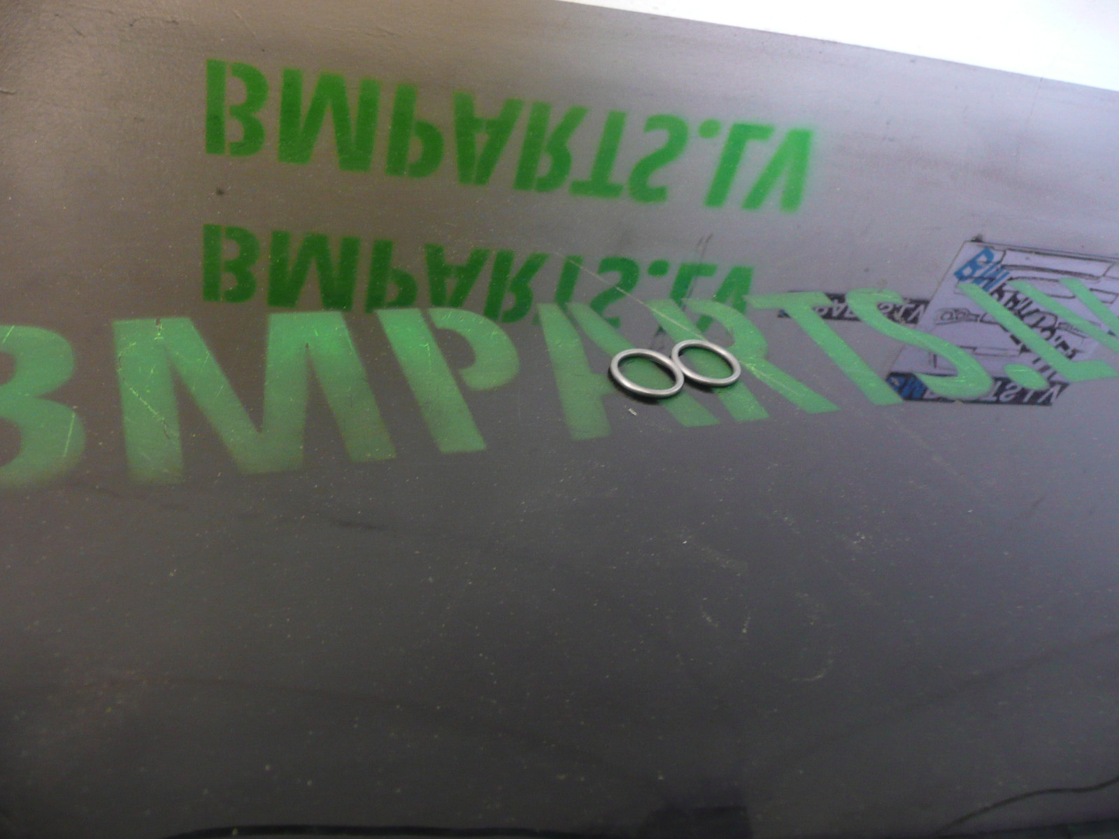 2X NEW GENUINE BMW GEARBOX ENGINE OIL COOLER PIPE SEAL ORING 13,4X1,78