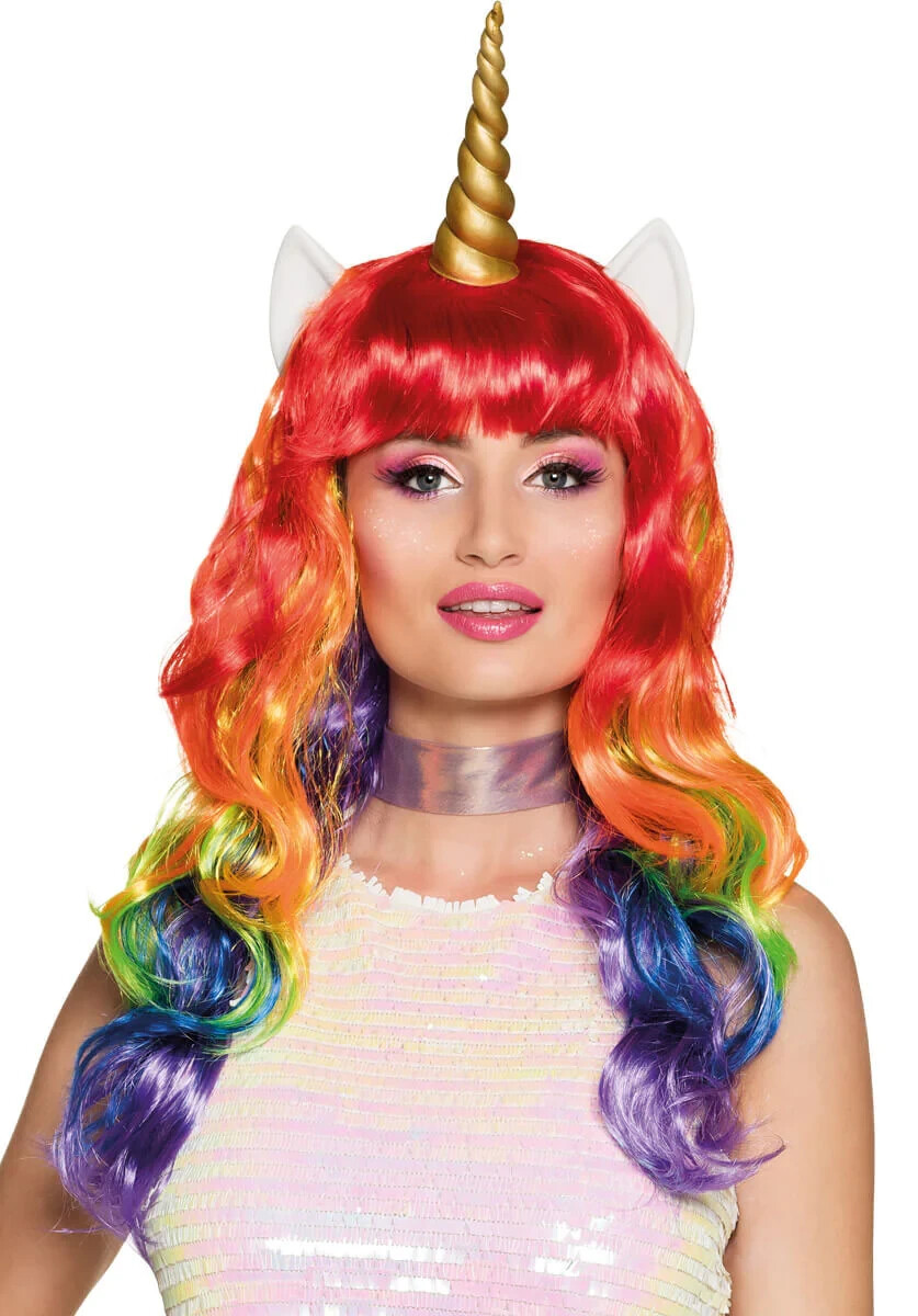 RAINBOW UNICORN WIG