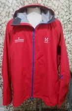 Haglofs Goretex Jacket Mens Size 7XL Silversea Roc Expeditions Red Hooded Zip