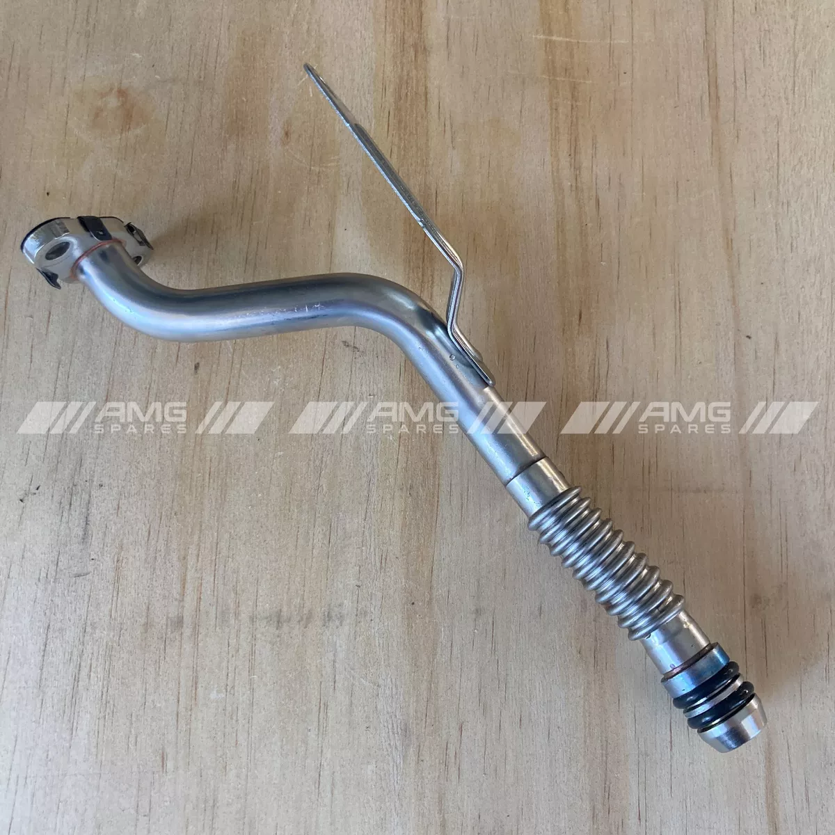 Genuine Mercedes OEM M177 turbo oil line Drain right return AMG 
