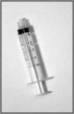 AHS 5ml 5cc Luer Lock Syringe, Sterile, 500/Case