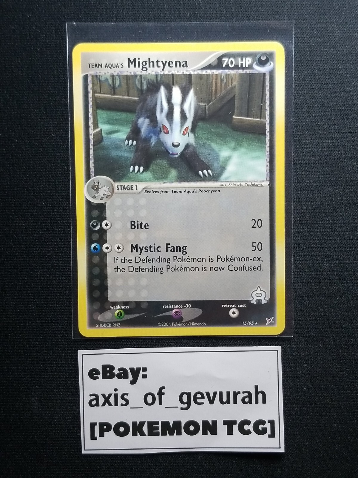 Mightyena RARE [NM] 15/95 EX Team Magma Vs Aqua Pokemon Cards