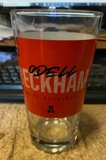 ODELL BECKHAM-----CLEVELAND BROWNS---BUFFALO WILD WINGS ----2019 PINT GLASS