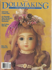 DOLLMAKING MAGAZINE SPRING 1990, VOL 6, NO 1 FULL-SIZE PATTERN  PAPER DOLLS