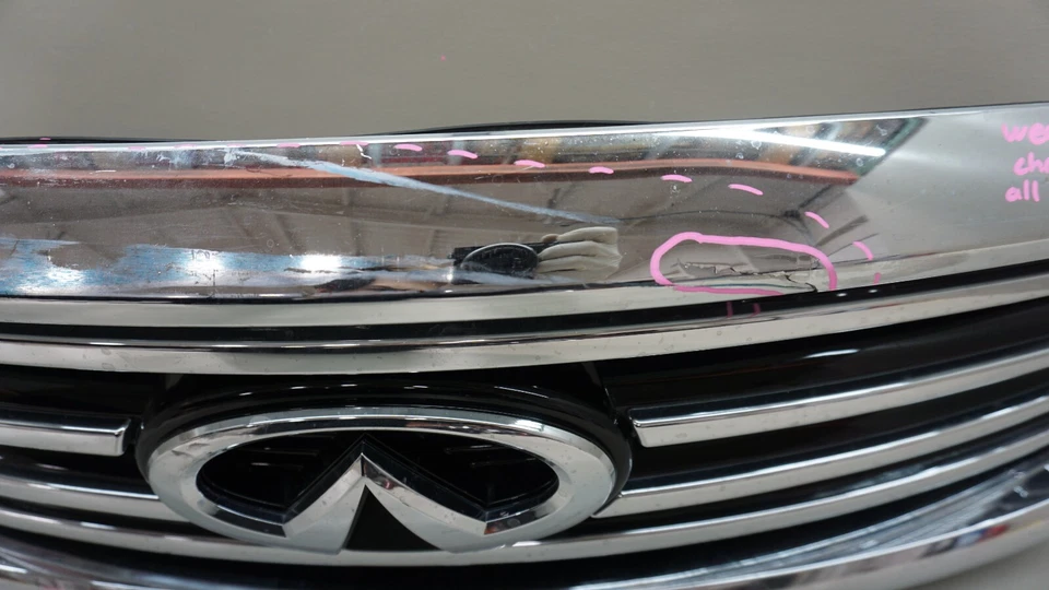 Infiniti JX35 QX60 2013-2015 parrilla principal superior delantera con cámara 62310 3JA0B OEM Foto 4 de 4