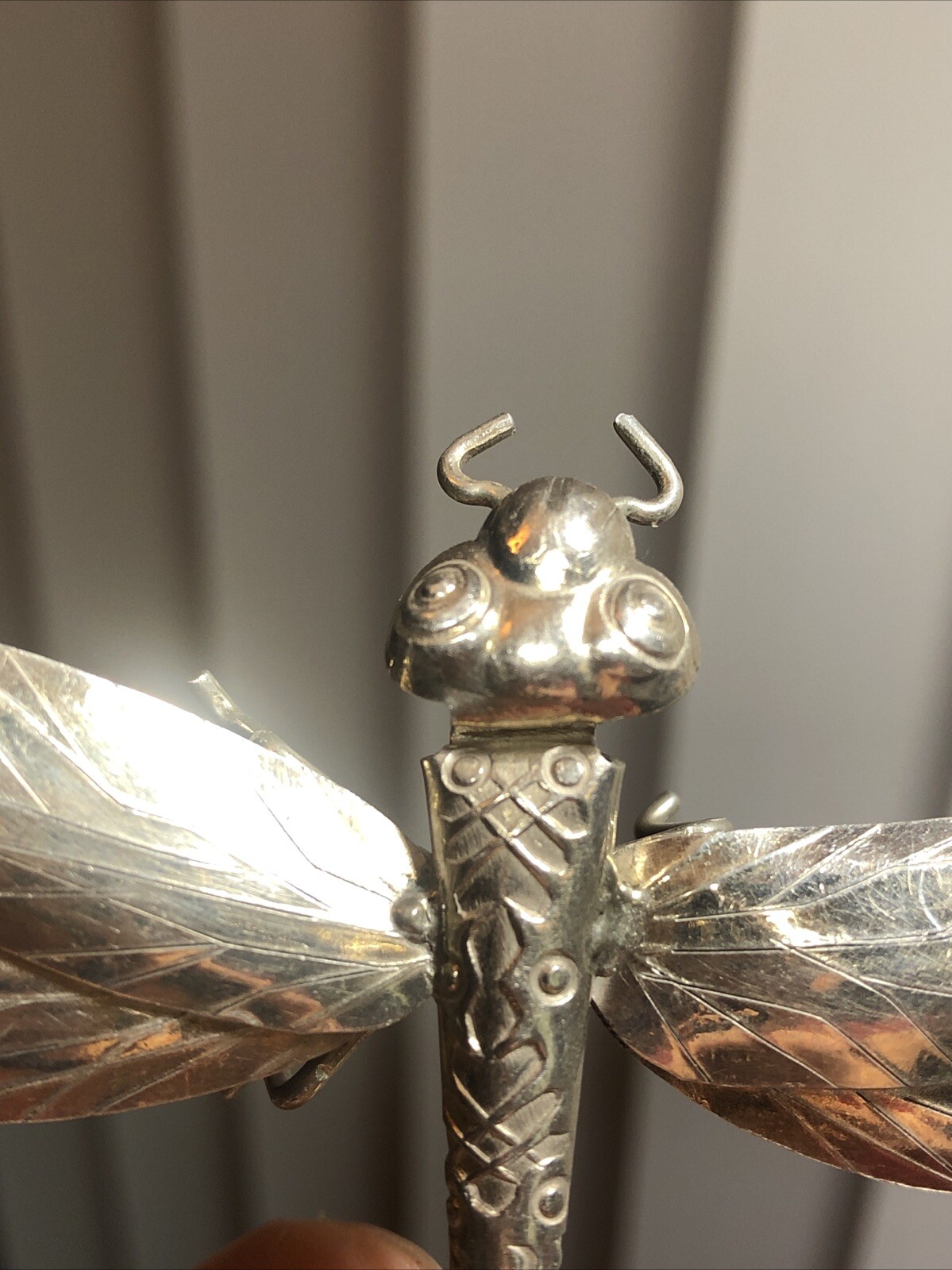27. Vintage Solid 925 Sterling Silver DRAGONFLY D… - image 18