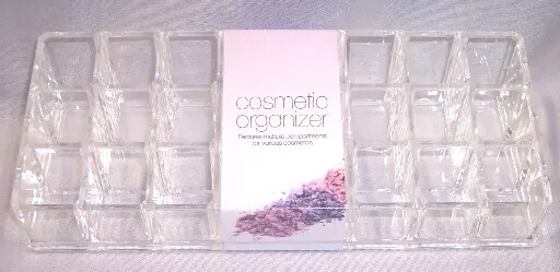 Acrylic Cosmetic Organizer,    Acrylic,  24 Compartment