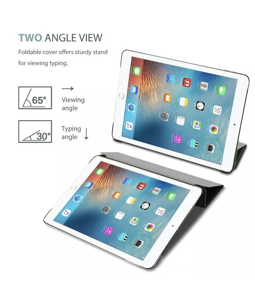 JETech Case for Apple iPad Mini 1 2 3 (Not Mini 4) Smart Cover Auto.. Rose Gold - Image 3 of 4