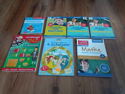 7x Lesebücher Lernbücher 4-5.Klasse u.a. Schülerhilfe - unbenutzt wie neu