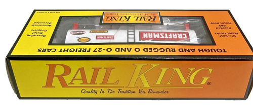 Carro cisterna moderno Rail King escala O Craftsman # 30-73122 en caja - Imagen 4 de 21