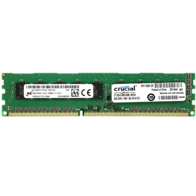 Crucial ddr3l 1600mhz 8gb DDR3 ECC UDIMM PC3L-12800 2Rx8