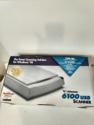 Visioneer 6100 USB Flatbed Scanner