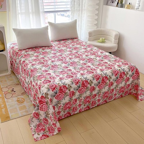Bedspread Cotton Flower Multicolor Modern Solid Romantic Machine Washable Decor - Picture 5 of 40