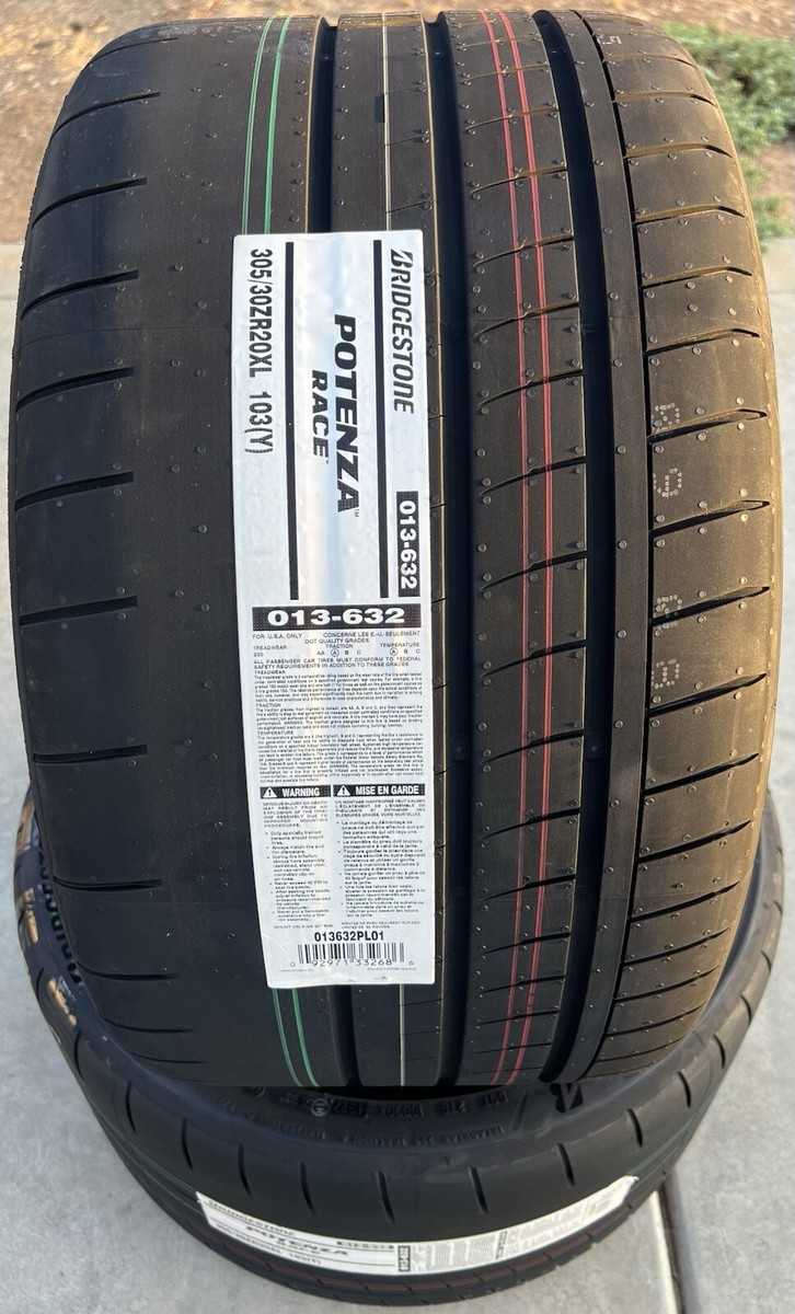 4X NEW Bridgestone Potenza RACE Tires Huracán / R8 2X 305/30ZR20