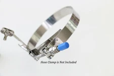 T Bolt Hose Clamp Thread Caps Blue 1/4" Diameter Clamp-aid Covers Sleeves